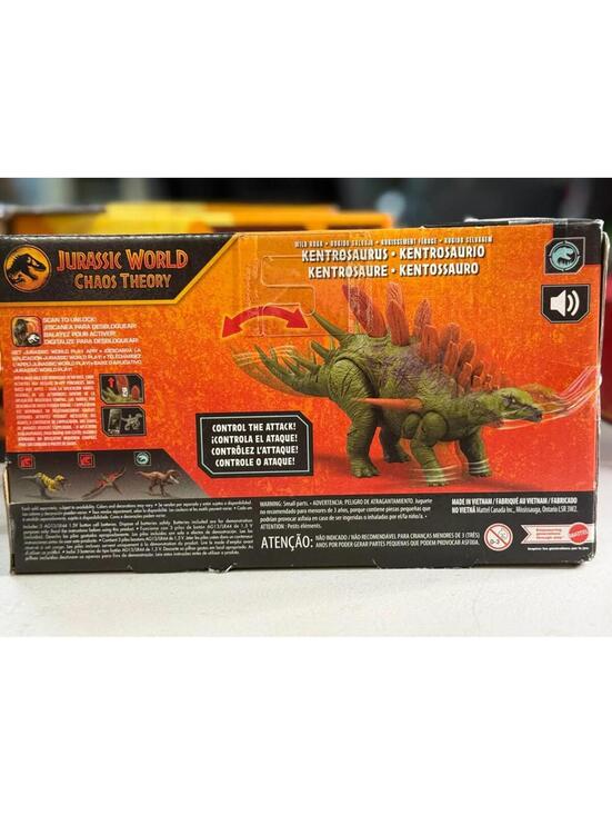 Jurassic World Chaos Theory Wild Roar Kentrosaurus action figure - Picture 2 of 2